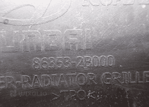 Gril osłona pasa góra hyundai santa fe ii 86353-2B000 radom 3