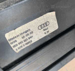audi a4 kombi 2004 r roleta bagażnika siatka 2