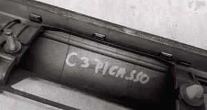 CITROEN C3 PICASSO blenda listwa tylnej klapy 3