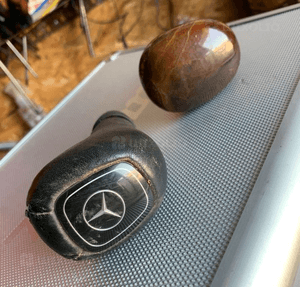 MERCEDES CL 140 GAŁKA  wybierak biegów drewno skóra 1