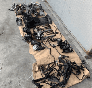 MERCEDES silnik głowica wtryski łapa om642 cdi 280 /3,0/320 głowica misa blok egr wtryski kolektor 1