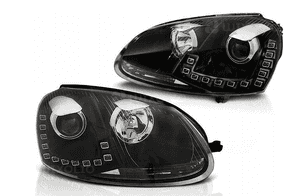 Lampy reflektory vw golf v 5 03-09 do dziennej drl 2