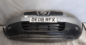 Zderzak przód przedni nissan qashqai 1 i J10 KY0G srebrny halogeny 1