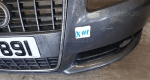 Zderzak przód przedni audi A4 B7 s line S4 szary grafitowy halogeny 2