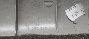 Osłona słupka prawy przód przednia prawa Opel Zafira C 13289740 5