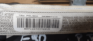 Kurtyna airbag boczna prawa BMW 3 E90 856966646040 5