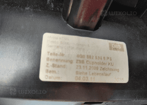 Audi A6 C7 4G tunel środkowy podłokietnik skóra 4G0864981A 3