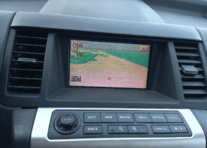 Nissan Murano I Z50 radio BOSE navi navigacja wyświetlacz monitor PN2736N DP7W-3303Z 3