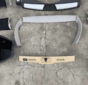 MERCEDES GL 164 listwa dekor plastik słupek czarny amg próg bagażnika uszczelka 3