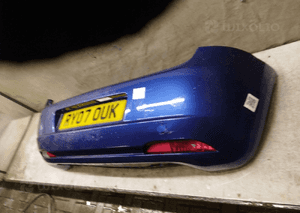 Zderzak tył tylny fiat grande punto 599/A granat granatowy 2
