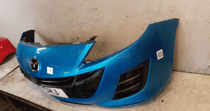 Zderzak przód przedni mazda 3 iii bl 09-12r. 38J niebieski błękitny 3