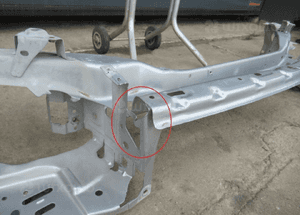 Pas przedni przód wzmocnienie volvo S40 V40 2004-2012rok 8