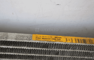 Chłodnica klimatyzacji klimy skraplacz CITROEN C4 PEUGEOT 308 1.6 HDI 9682531580 3