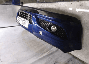 Zderzak przód przedni do opel astra h lift fl Z21B niebieski granat halogeny do malowania 2
