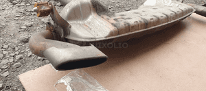 Tłumik końcowy wydech rura VW Touareg 3.0 TDI 5