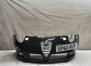 Zderzak przód przedni alfa romeo mito czarny 981/B halogeny 2