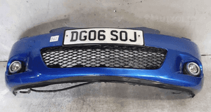 Zderzak przód przedni do mazda 3 iii hb hatchback spryskiwacze lamp xenon halogeny niebieski 1