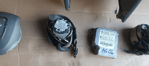 Konsola poduszki pasy AIRBAG  sensor zestaw naprawczy Audi A6 C6 Szara 6