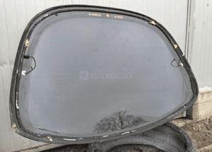 mercedes CL 216 szyba tył tylna grzana oryginał  uszczelka 2