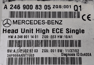 Mercedes-Benz B W246 Radio Nawigacja Multimedia HIGH ECE A2469008305 4