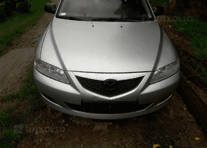Mazda 6 02-07 Maska lampa zderzak pas atrapa 25H 1