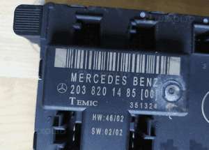 MERCEDES C 203 sterownik drzwi moduł przód tył RÓŻNE NUMERY 2