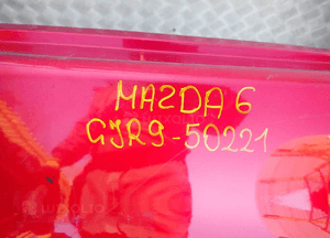 Zderzak tył mazda 6 GJR9-50221 dostepne 2 szt granat i bordo 7