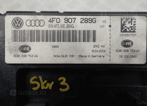 MODUŁ STEROWNIK KOMFORTU AUDI A6 C6 4F0907289G 2