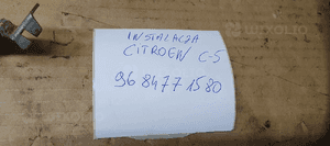 Wiązka instalacja akumulatora klema plusowa Citroen C5 III 9684771580 8