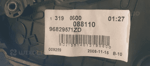 Tapicerka boczek prawy tył tylna prawa Citroen C5 III Sedan 96829571ZD 6