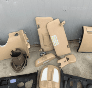 mercedes ml gl 164 uszczelki plastiki beżowe beż osłona słupek 11