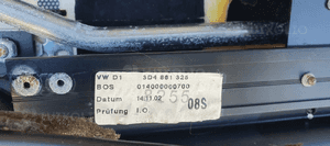 Półka tylna bagażnika roleta elektryczna VW Phaeton 3D5863413DS 8