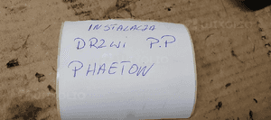 Wiązka instalacja drzwi prawy przód VW Phaeton 11