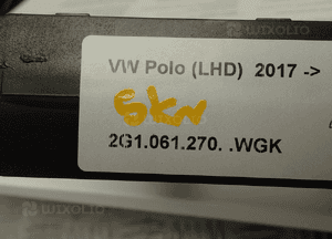 Dywaniki welurowe vw polo 2G1061270 4