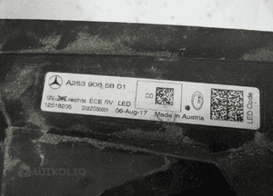 Mercedes 253 glc bdb full led lampa przednia prawa 6