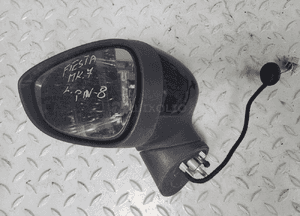 LUSTERKO lewe kierowcy składane 8 pin Ford Fiesta Mk7 VII 09- czarne D9 EU 4