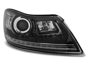 Lampy reflektory skoda octavia ii 09-12 daylight black led 2