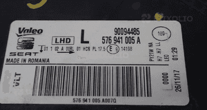 Lampa lewy przód seat ateca 90094485  / 576941005A 9