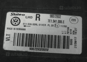 Vw T6 transporter 7E1 idealna lampa przednia prawa 8