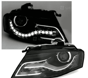Lampy audi A4 B8 08-11R led do jazdy dziennej depo 2