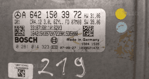 MERCEDES cls 219 CDI sterownik komputer ECU 6421503972 zestaw stacyjka klucz 2