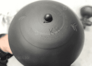 Citroen C5 III X7 08- GRUSZKA SFERA ZAWIESZENIA PRZÓD ROZDZIELACZ 96552356 4