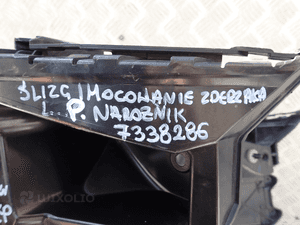 Ślizd mocownie zderzaka lewy / prawy narożnik bmw X6 F16  7338286 / 7338285 3