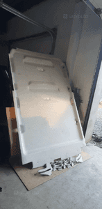 Tapicerka podsufitka sufit tył osobowy 9 osób Opel Vivaro B Travic III 3