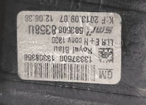 LUSTERKO prawe 5 pin pinów Opel Astra J 4 IV Z20Z 7