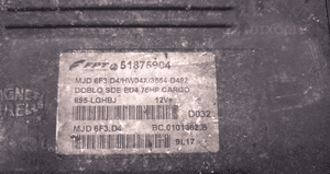 STEROWNIK SILNIKA KOMPUTER FIAT DOBLO 04- 51875904 NO V1224/159 2