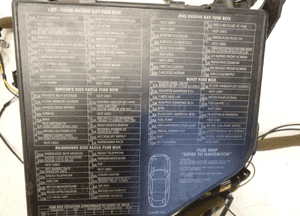 JAGUAR XK8 X100 WIĄZKA SKRZYNKA BEZPIECZNIKÓW BSI 13