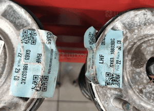 JAGUAR XF II X260 3.0D AMORTYZATOR MCPHERSON PRAWY LEWY PRZÓD ORYG 15