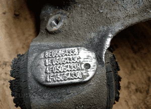 Zwrotnica piasta lewy tył tylna lewa Audi A6 C6 4F0505433H 4F0505433G 7