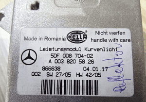 Moduł xenon mercedes A0038205826 5df008704 -02 4